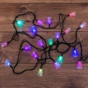 Гирлянда светодиодная «Колокольчики» 2.8м 20LED мультиколор RGB 2Вт IP20 с контроллером Neon-Night 303-062