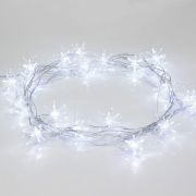 Гирлянда светодиодная «Снежинки» 2.8м 20LED бел. 1Вт IP20 Neon-Night 303-036