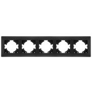 Рамка 5-м Bravo графит GUSI С1050-010