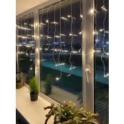 Гирлянда светодиодная «Бахрома» 2мх1м 62LED 24В IP44( без трансформатора Б0041911) тепл. свет ЭРА Б0041907