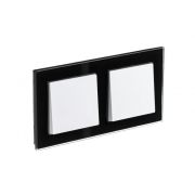 Рамка 2-м AtlasDesign Nature стекло черн. SE ATN321002