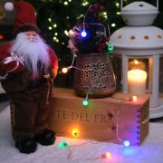 Гирлянда светодиодная «Мини-лампочки» 1.5м 10LED мультиколор 0.1Вт IP20 провод ПВХ прозр. элементы питания 2хAA (не в компл.) Neon-Night 303-074