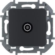 Розетка телевизионная проходная TV Inspiria 14дБ 5-862мГц механизм антрацит IEK 673863