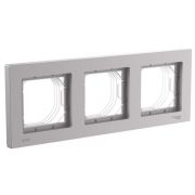 Рамка 3-м AtlasDesign Aqua IP44 алюм. SE ATN440303