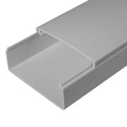 Кабель-канал 100х40 L2000 с двойн. замком RAL 7035 сер. Промрукав PR03.0081