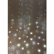 Гирлянда светодиодная «Дождь» 3х2м 240LED бел. 220В 8 режимов 1.5мм провод прозр. КОСМОС KOC_CUR-V107