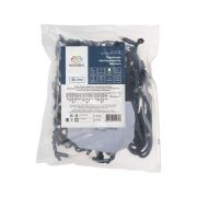 Гирлянда светодиодная «Айсикл» (бахрома) 4х0.6м 128LED тепл. бел. 230В IP67 черн. провод 2.3мм (нужен шнур питания 315-000) Neon-Night 255-226-6