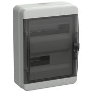 Корпус КМПн-24 TEKFOR IP65 черн. прозр. дверь пластик. IEK TF5-KP72-N-24-65-K03-K02