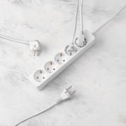 Удлинитель 5х5м с заземл. 3х0.75 бел. PROCONNECT 13-4213