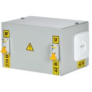Ящик с понижающим трансформатором ЯТП 0.25 220/42В (2 авт. выкл.) IEK MTT12-042-0250