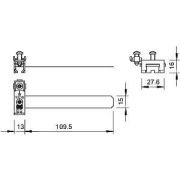Держатель ленточный 927 0 OBO 5057507