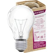 Лампа накаливания 71 662 OI-A-60-230-E27-CL 60Вт E27 220-230В ОНЛАЙТ 71662