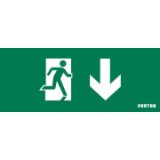 Знак «фигура/стрелка вниз» для аварийного светильника IP20 VARTON V1-R0-70354-21A01-2009