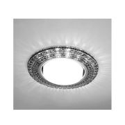 Светильник Emilia LED 53 3 71 полимер со светодиод. подсветкой GX53 черн. ИТАЛМАК IT8697