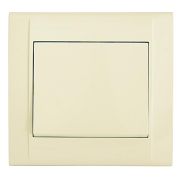 Переключатель проходной 1-кл. СП Defne 10А 250В крем. Makel 42010005