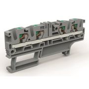 Клемма проходная 4 точки подключения на 4кв.мм DKC ZEFC420GR