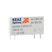 Реле промежуточное OptiRel G RP34-51-12D-6-CO КЭАЗ 281142