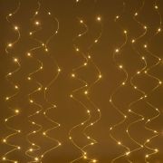 Гирлянда светодиодная «Занавес» 3х3м 300LED тепл. бел. IP20 220В с пультом USB Эра Б0055999