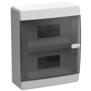 Корпус ЩРН-П-18 UNION Compact IP41 черн. прозр. дверь пластик. IEK UIC-KP12-N-18-41-K01