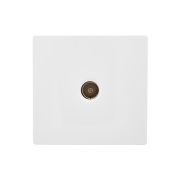 Розетка оконечная TV 1-м ОП LETO бел. LEZARD 752-0200-130