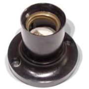 Патрон потолочный E27 ГОСТ карболит. черн. БЕЛ. ЦЕРКОВЬ E27 ФпП-01