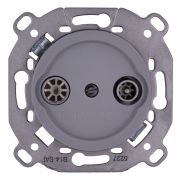 Розетка TV/R-SAT оконечная (скрытый монтаж), Титан матовый B3-305-26M