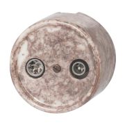 Розетка R/TV-SAT оконечная, керамика, цвет мрамор B1-305-09