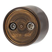 Розетка R/TV-SAT оконечная, пластик, цвет бронза B1-305-25