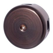 Распределительная коробка 110 мм, пластик, цвет Медный Век (4 кабельных ввода в комплекте) B1-522-16-K