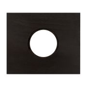 Рамка 1 постовая, скрытый монтаж, Шедель Форест, дерево, цвет угольно-черный BF7-610-119