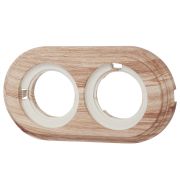 Рамка 2-х постовая, пластик, цвет Карельская Сосна BF1-620-13/PL