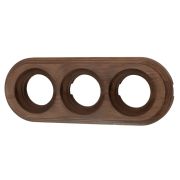 Рамка 3 постовая, накладной монтаж, цвет Старое дерево BF1-630-17