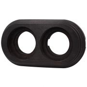 Рамка 2 постовая (Угольно-черный на бревно 240 мм) BFC24-620-119