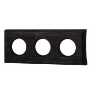 Рамка 3 постовая (Угольно-черный на бревно 220 мм) С.М. BF4C22-630-119
