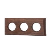 Рамка 3 постовая для скрытого монтажа (Винтаж на бревно 200 мм) BF4C20-630-18