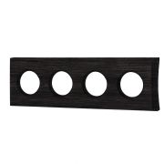 Рамка 4 постовая (Угольно-черный на бревно 200 мм) С.М. BF4C20-640-119