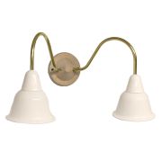 Настенный светильник Кампана 2 плафона, песочное золото, золото 31/10 BS1-22-0404/31/10