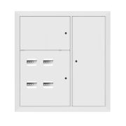 Щит этажный 4 кв. RAL9003 (1000х950х150) EKF Basic