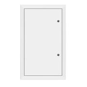 Щит этажный до 4 кв. без окон и без слабот. отс. 1-дверный, замок трехгранный (1000х650х150) RAL9016 EKF PROxima