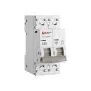 Автоматический выключатель ВА 47-63N MA 2P 25А (C) 6кА без теплового расцепителя PROXIMA EKF