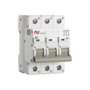 Выключатель автоматический AV-6 DC 3P 1A (C) 6kA EKF AVERES