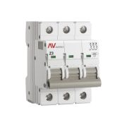 Выключатель автоматический AV-6 3P 3A (Z) 6kA EKF AVERES