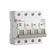 Выключатель автоматический AV-10 4P 20A (Z) 10kA EKF AVERES