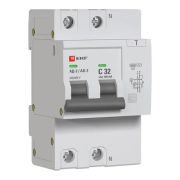 Дифференциальный автомат АД-2 32А/100мА (хар. C, AC, электронный) 6кА EKF PROxima