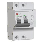 Дифференциальный автомат АД-2 S 40А/100мА (хар. C, AC, электронный) 6кА EKF PROxima