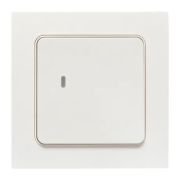 Умный беспроводной выключатель Стокгольм 1-кл белый Zigbee EKF Сonnect