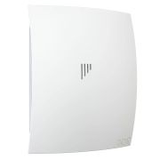 Вентилятор накладной BREEZE D125 обратный клапан Matt white DICITI