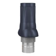 Выход вентиляционный VWO D125/160 изолированный пластик Gray Graphite ERA