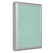 Люк ревизионный D Ceramo Base 200х300 скрытый монтаж съемный алюминий EVECS