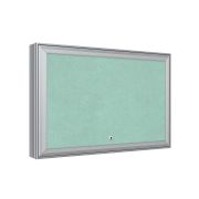 Люк ревизионный D Ceramo Base 300х200 скрытый монтаж съемный алюминий EVECS